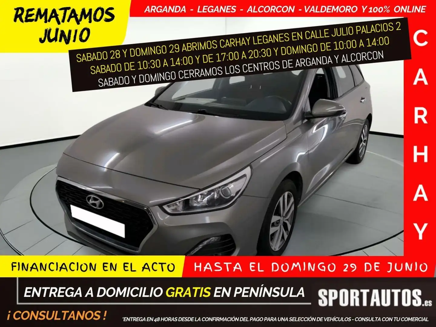 Hyundai i30 WAGON 1.6 CRDi Twist Techno Gris - 1