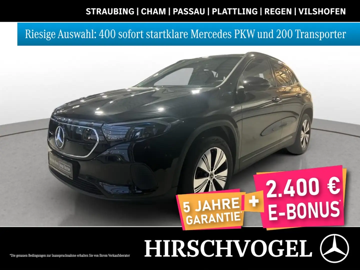 Mercedes-Benz EQA 250 Progressive+Night+MBUX+Navi-Plus+LED+Kam Schwarz - 1