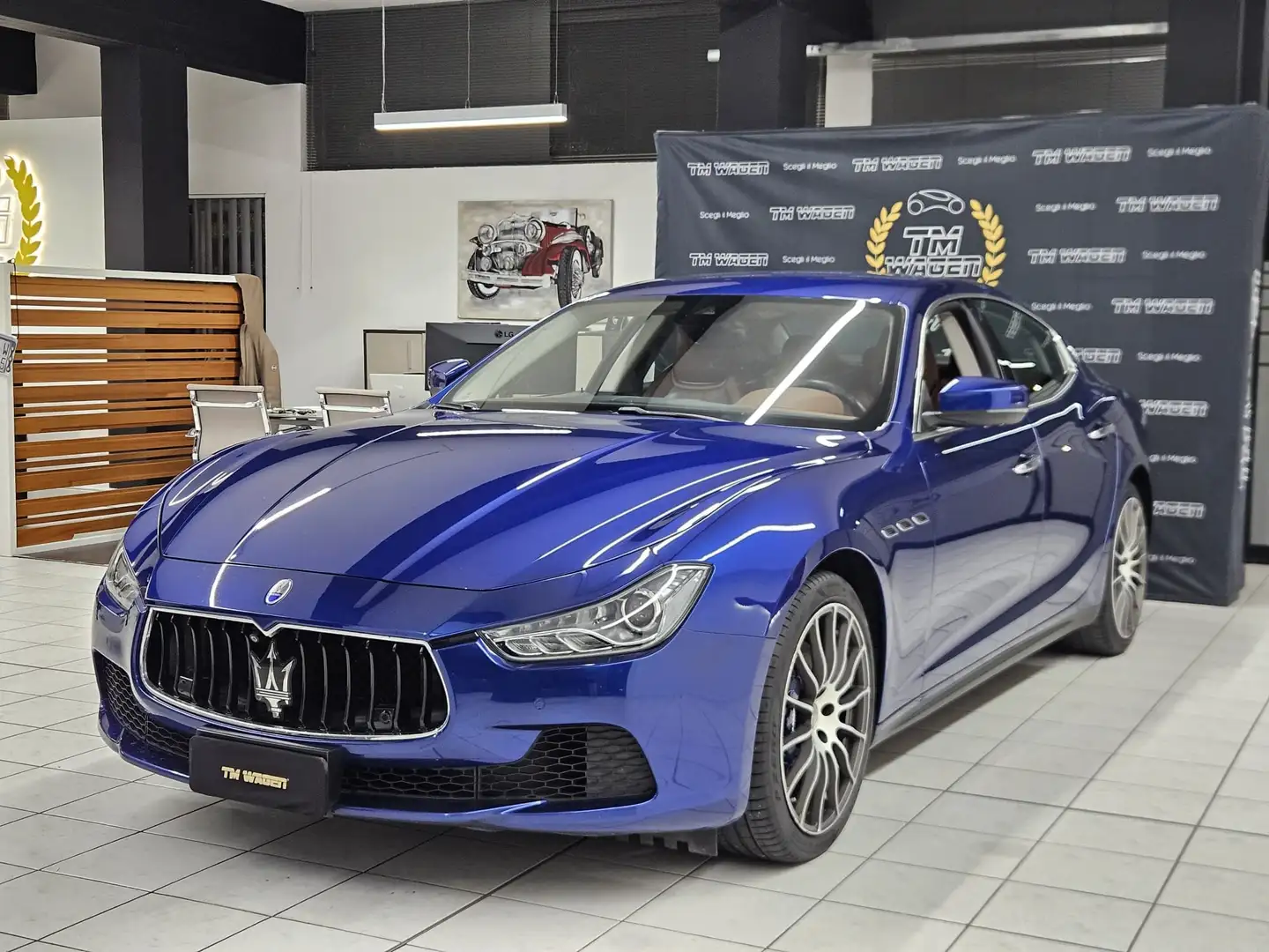 Maserati Ghibli 3.0 V6 ds 275cv auto Blu/Azzurro - 1