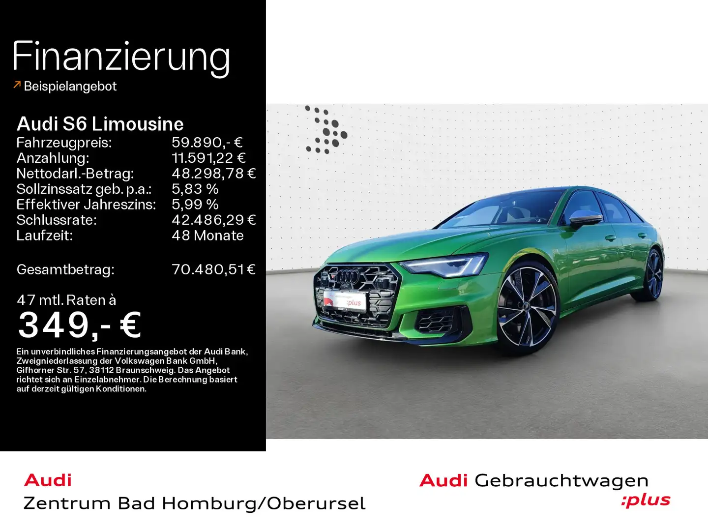 Audi S6 TDI quattro*Navi*LED*B&O*PDC*Pano*V Vert - 1