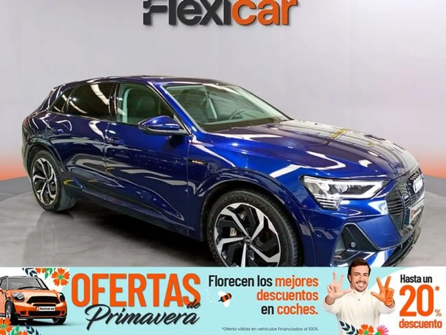 Audi e-tron 55 quattro S line Azul - 1