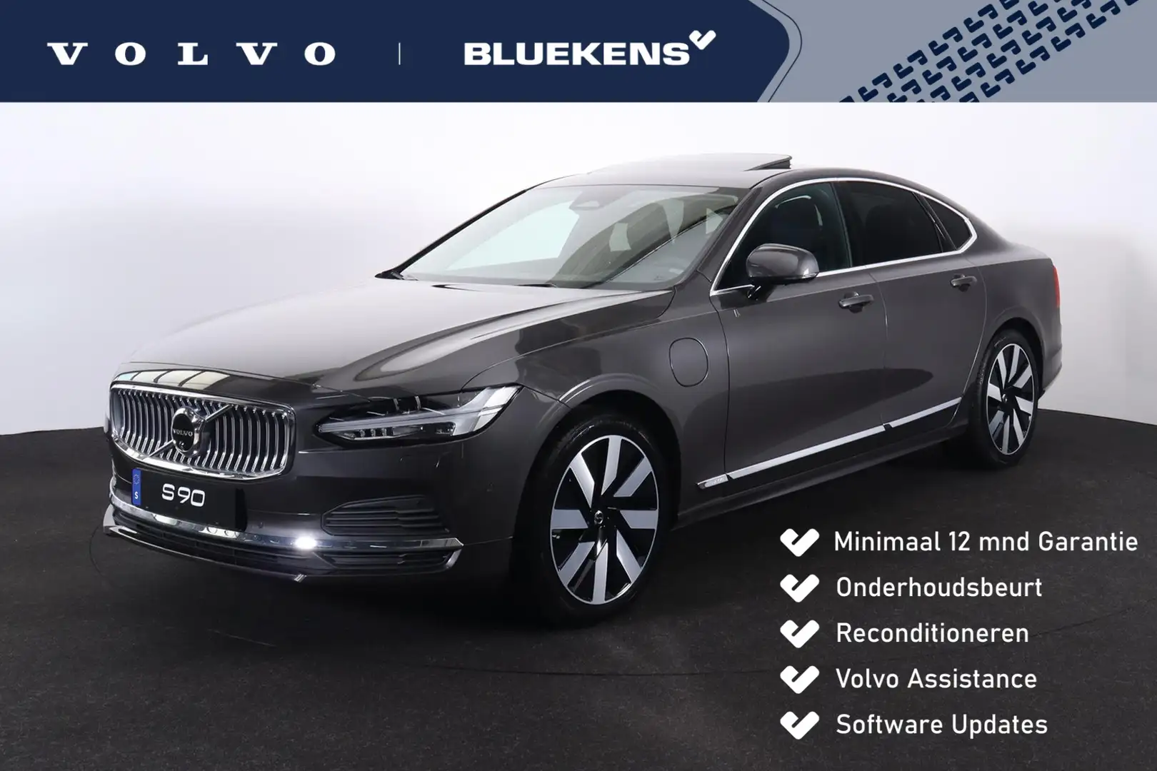 Volvo S90 T8 AWD Plus Bright - LONG RANGE - Panorama/schuifd Сірий - 1