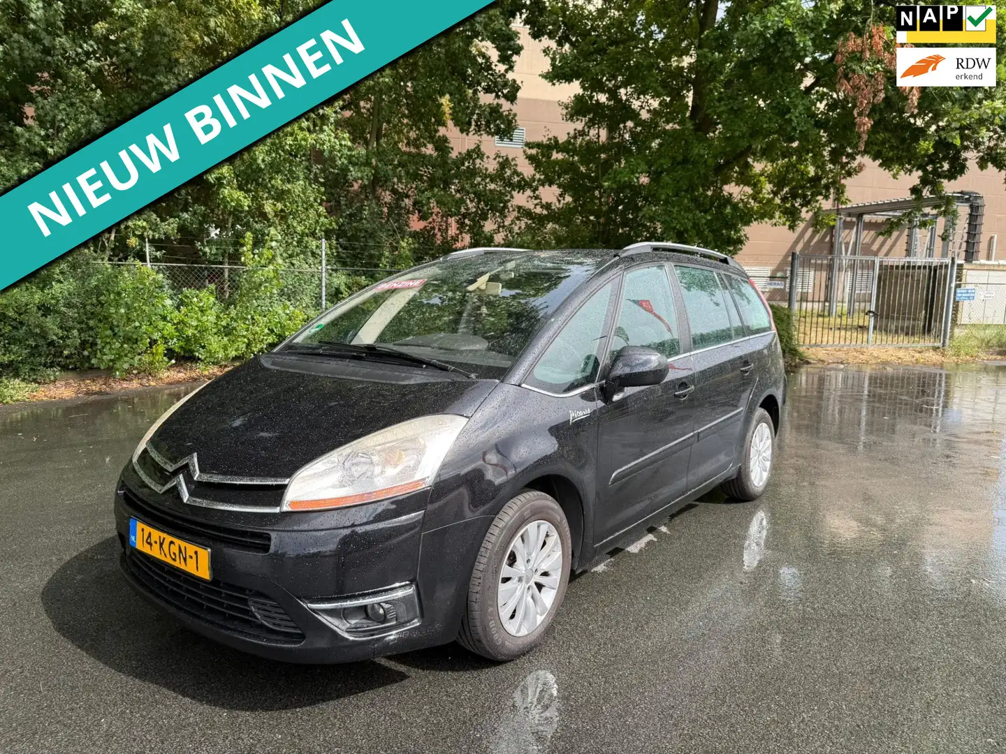 Citroen Grand C4 Picasso 1.6 VTi Dynamique 7p. LEUKE AUTO RIJDT EN SCHAKELT Zwart - 1