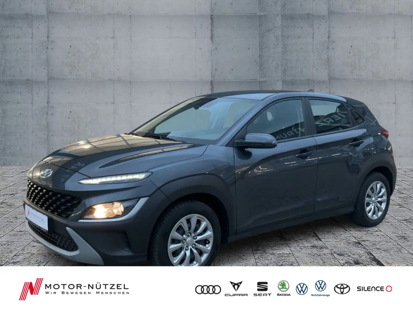 Hyundai KONA 1.0 T-GDI PURE APP+RFK+DAB+BT+MFL+MFA+KLIMA Szürke - 1