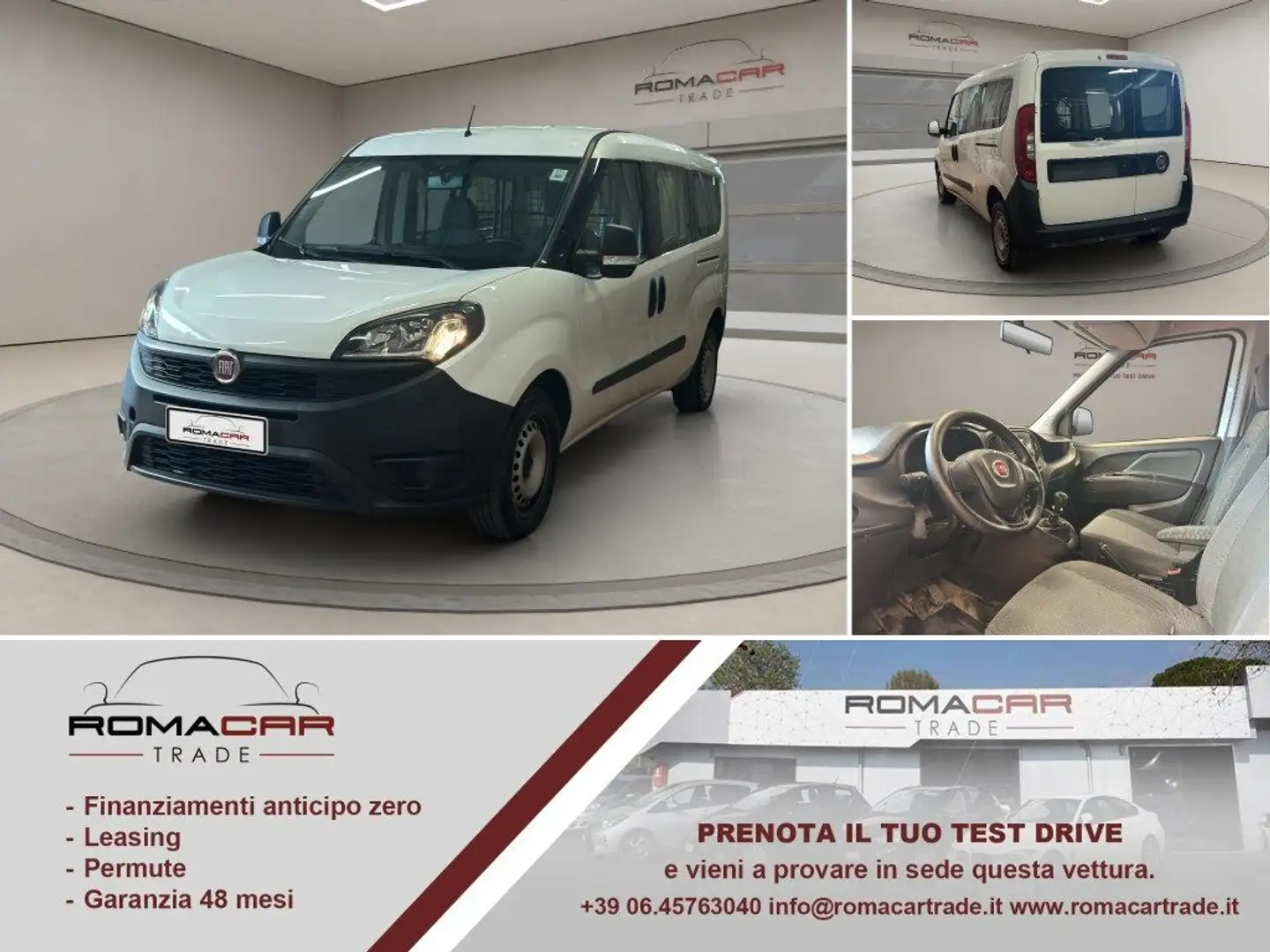 Fiat Doblo Doblò 1.4 Maxi N1 Bianco - 1