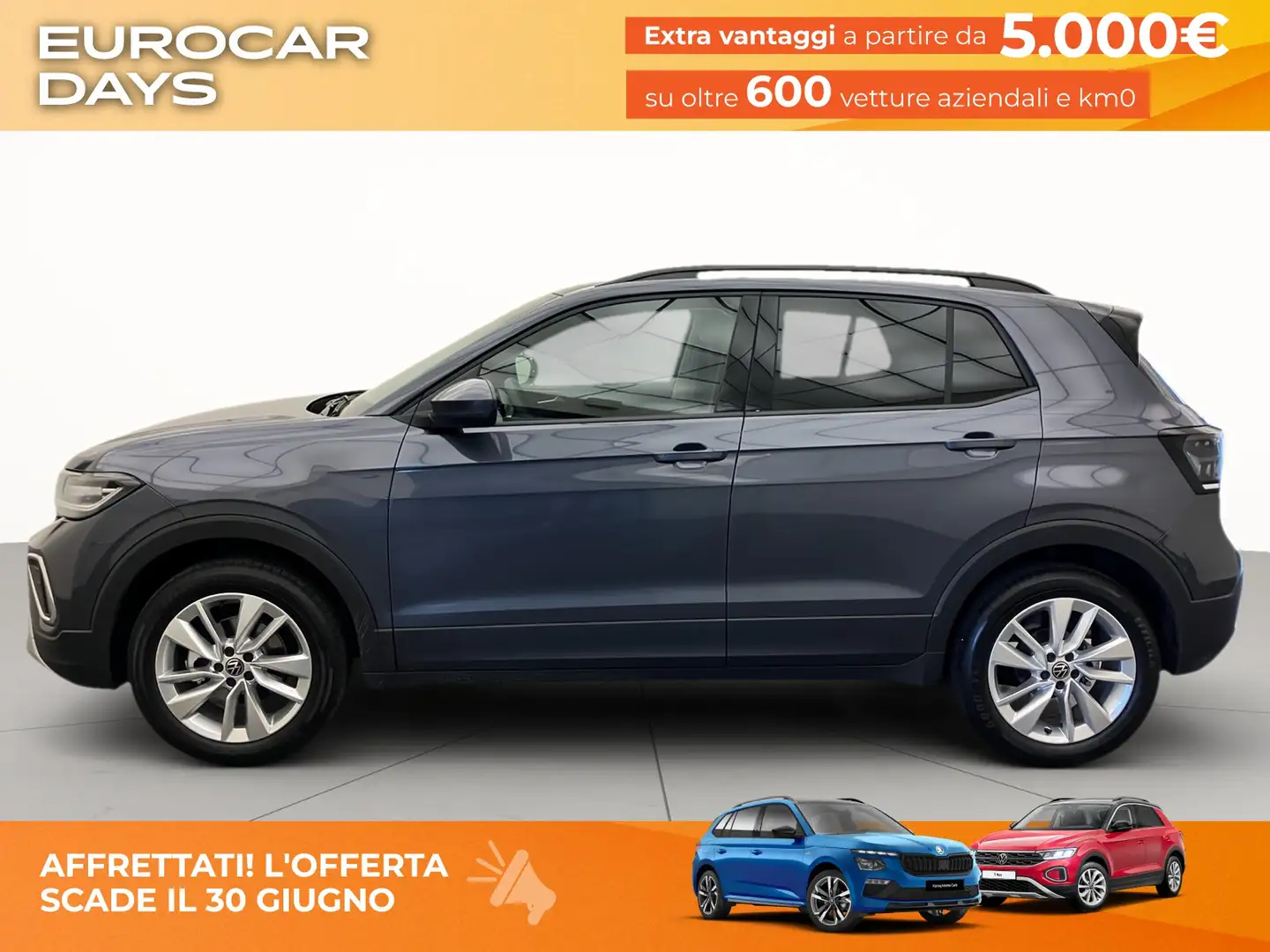Volkswagen T-Cross 1.0 TSI Edition Plus 115 CV DSG Gris - 2