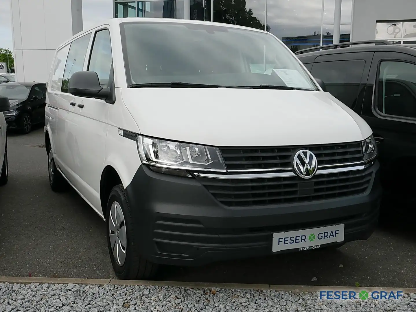 Volkswagen T6.1 Transporter 6.1 Kasten LR PDC Klima 6-Gang-SG Weiß - 2