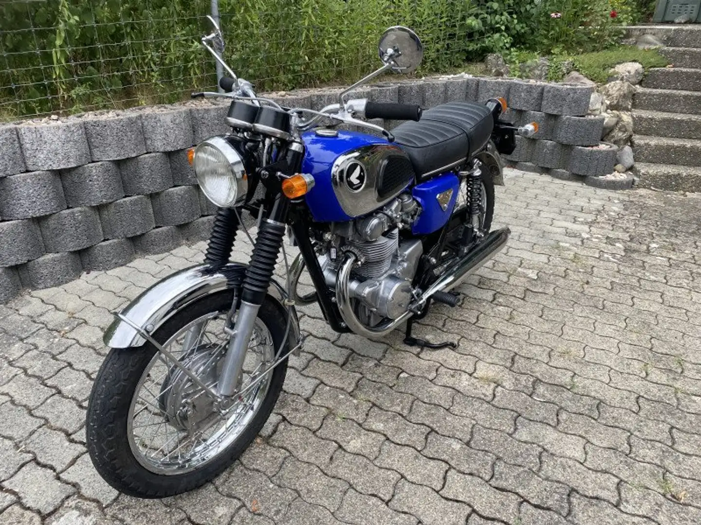 Honda CB 450 Blauw - 2