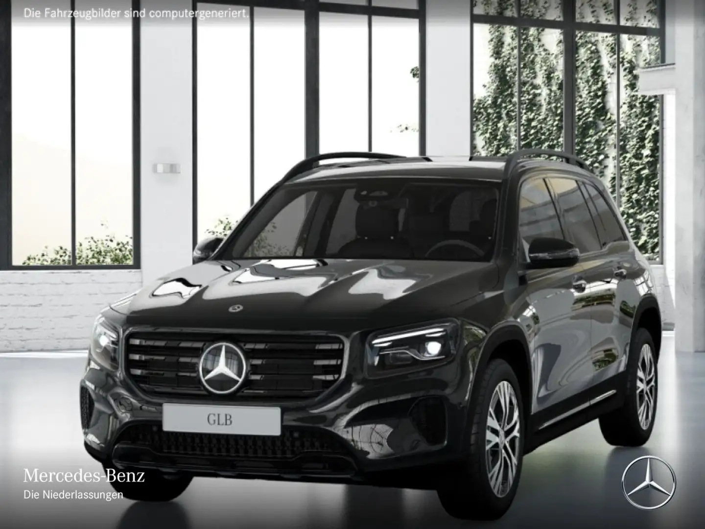 Mercedes-Benz GLB 200 d PROGRESSIVE+NIGHT+PANO+MULTIBEAM+KAMERA Schwarz - 2