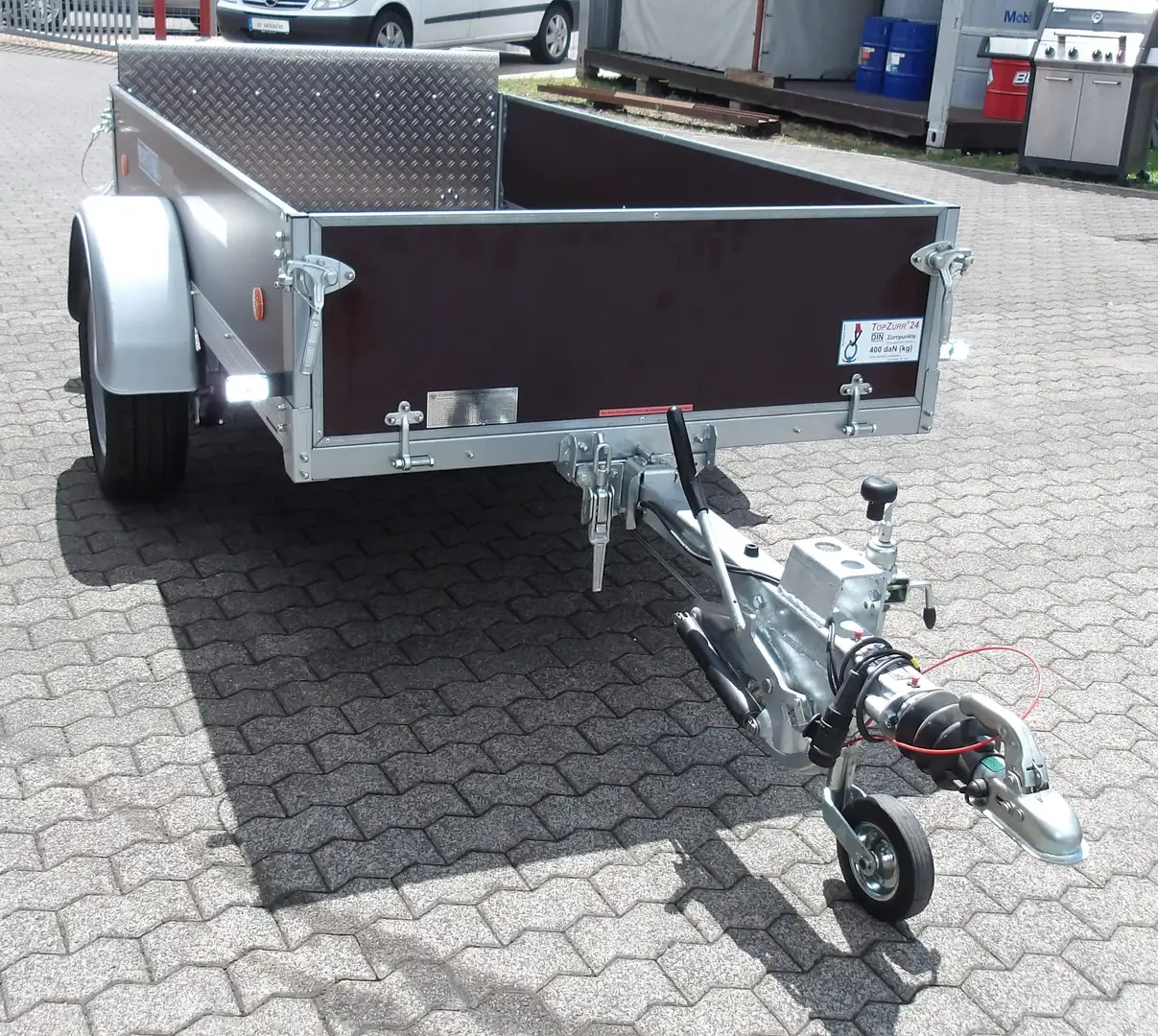 Barthau Gewerbeanhänger kippbar Typ GLK 1351 Braun - 1