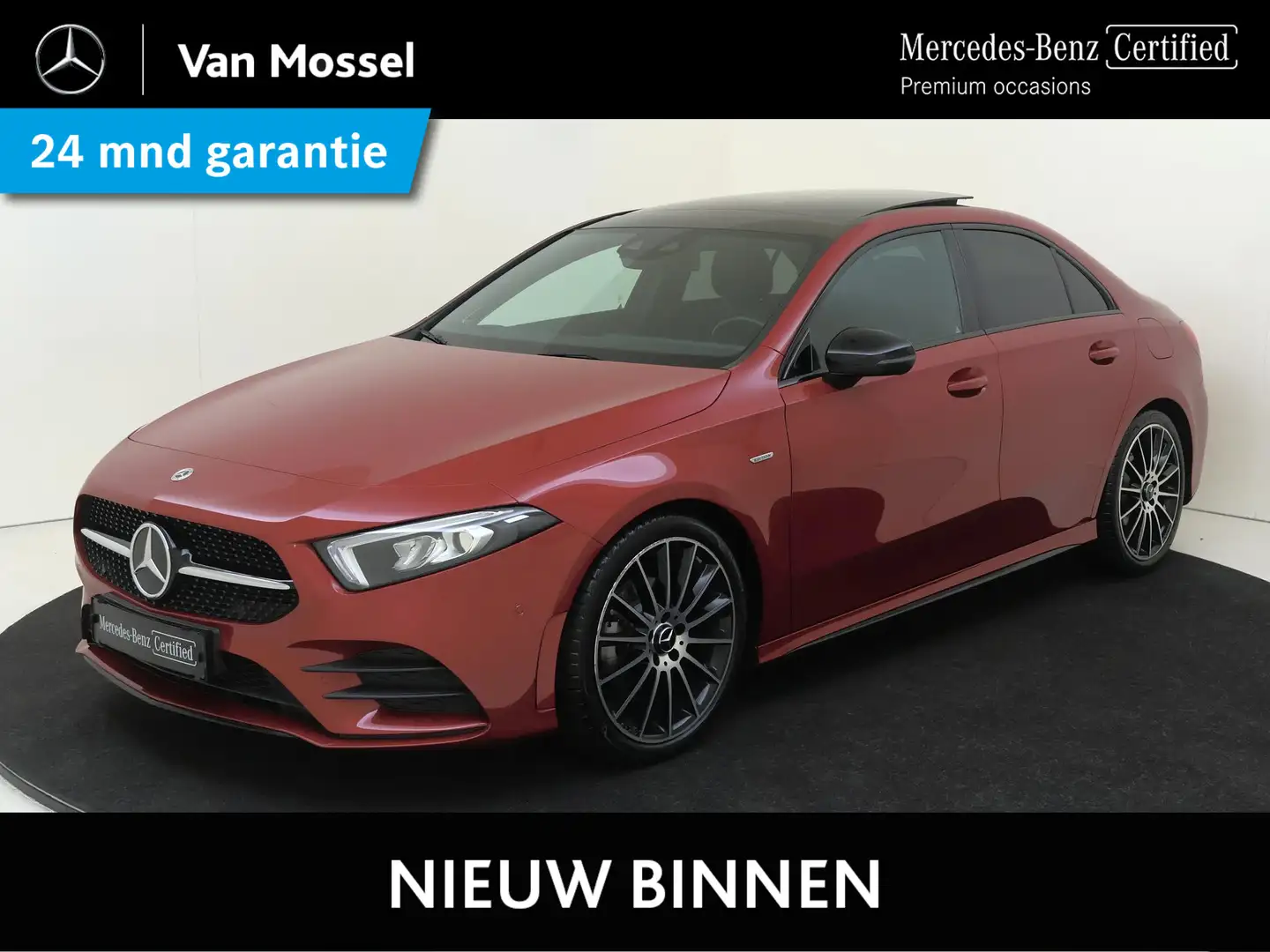 Mercedes-Benz A 180 Premium Plus /Panoramadak /Burmester /19 Inch /Nig Rood - 1