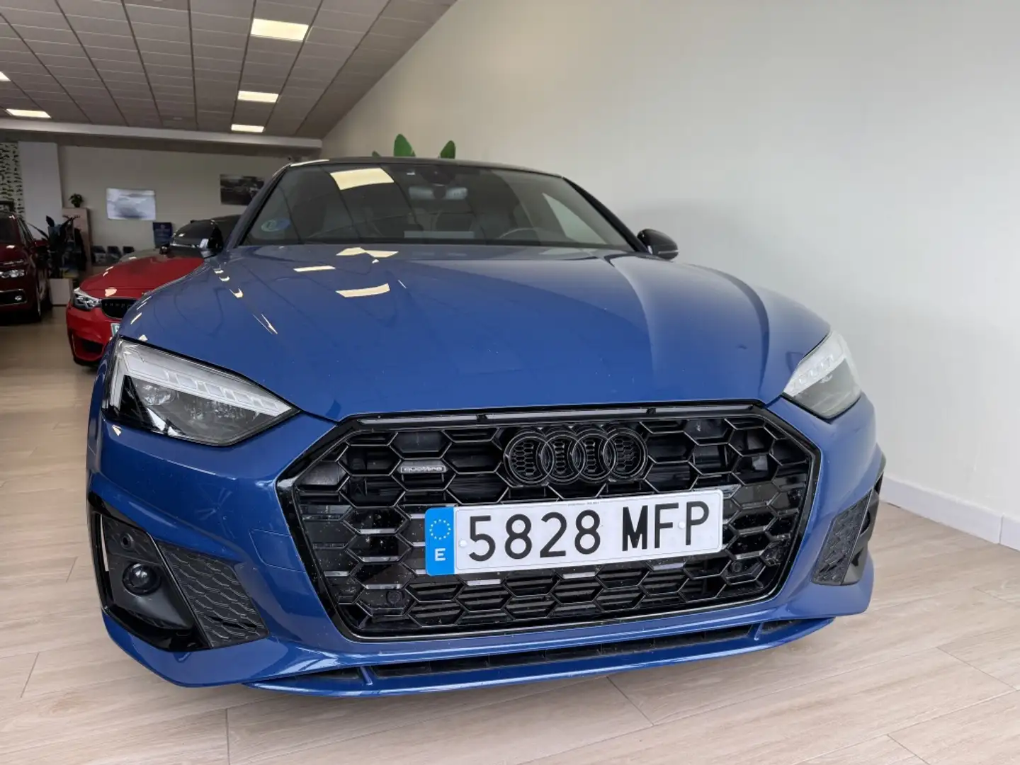 Audi A5 Sportback 45 TFSI S line quattro S tronic Bleu - 2