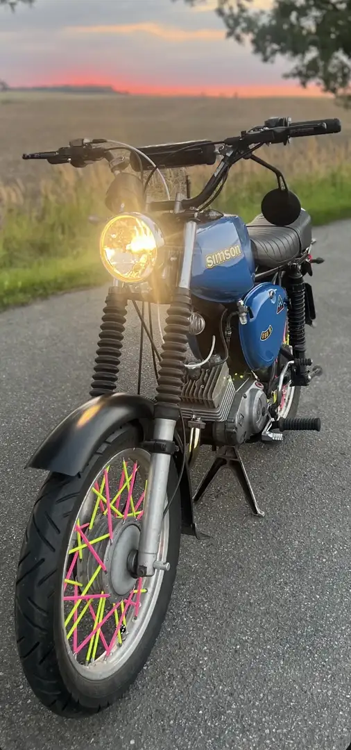 Simson S 51 S 51 / 4 Gang / 50 ccm Kék - 1