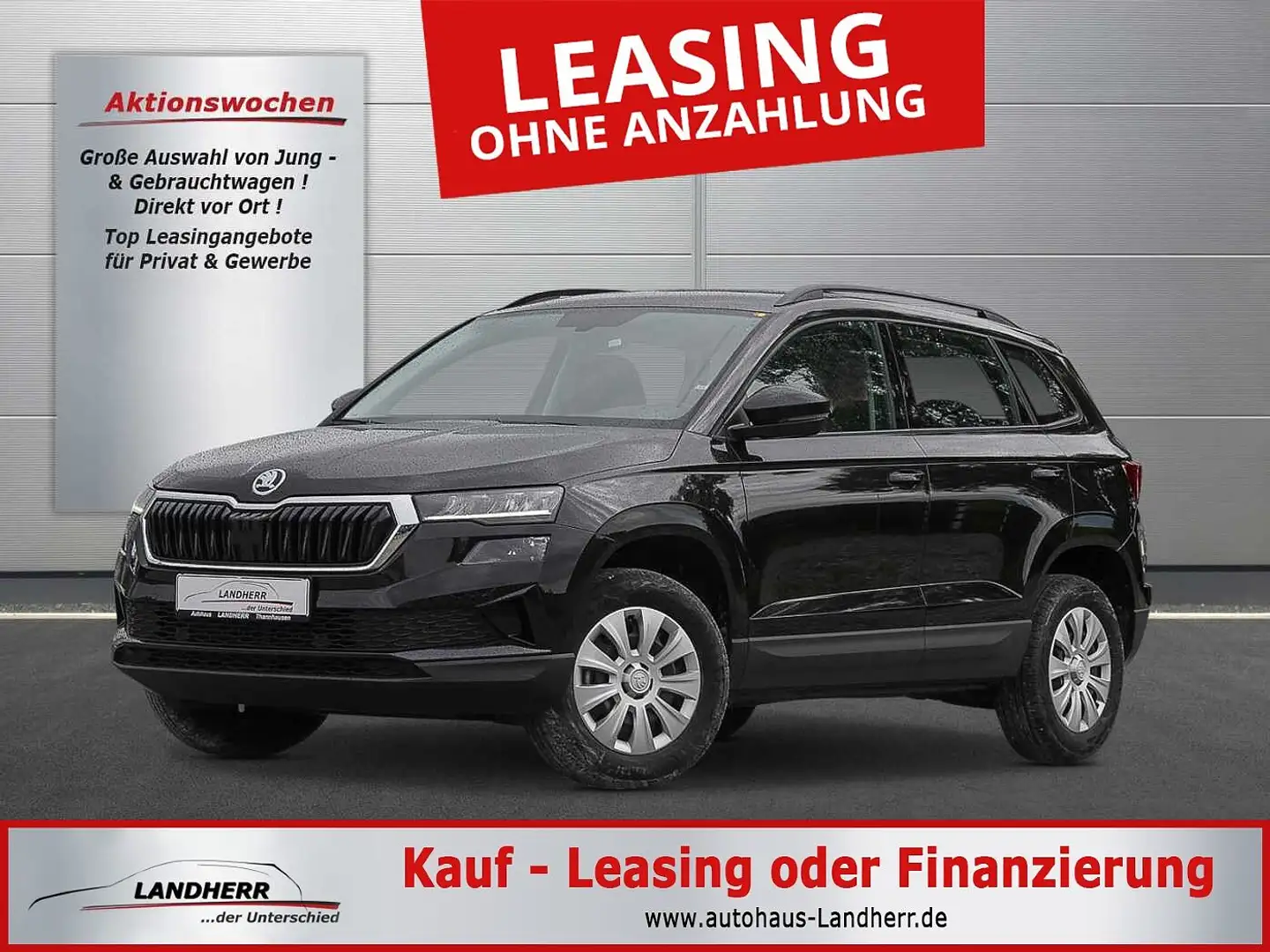 Skoda Karoq 1.0 TSI Active //LED/PDC/Klima Schwarz - 1