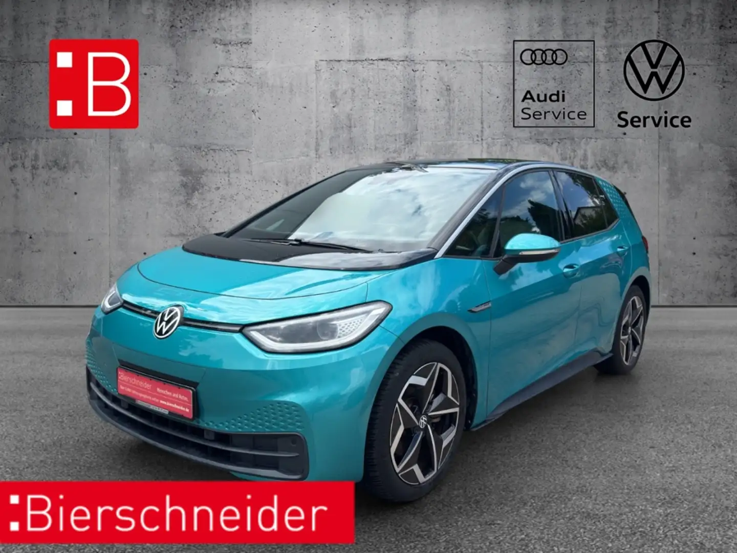 Volkswagen ID.3 Pro Perf. Family AHK PANO DIGITAL COCKPIT LED KAME Albastru - 1