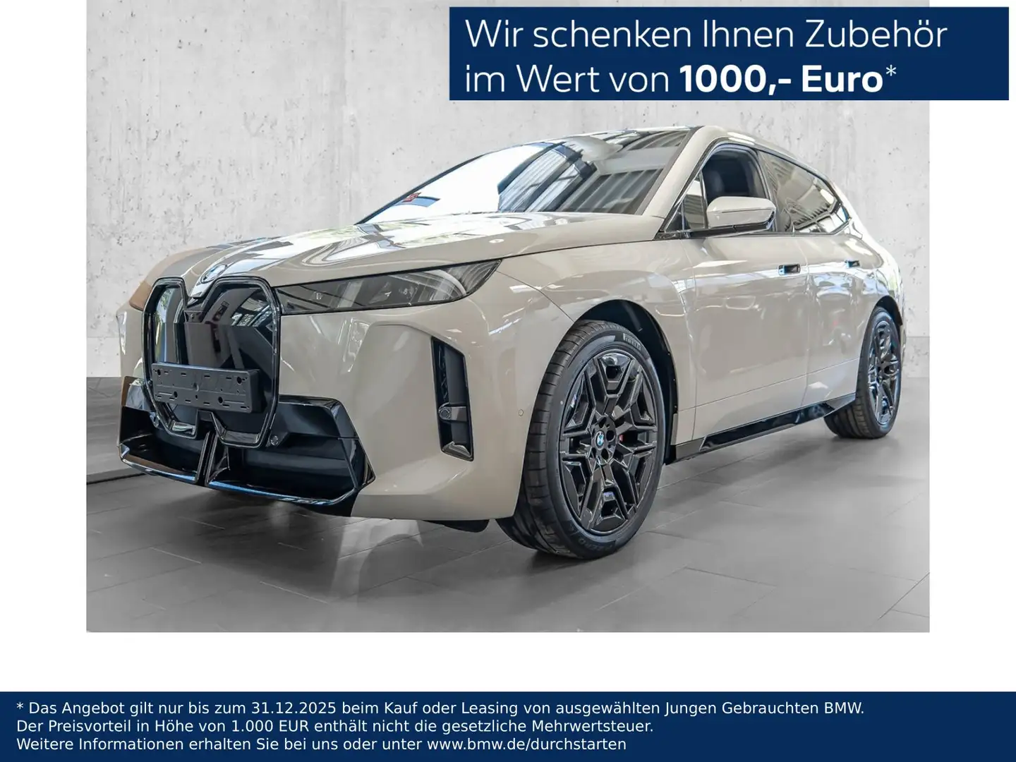 BMW iX xDrive60 M SPORT PRO HUD+PANO+AHK+SKYLOUNGE+H/K+2- Gris - 1