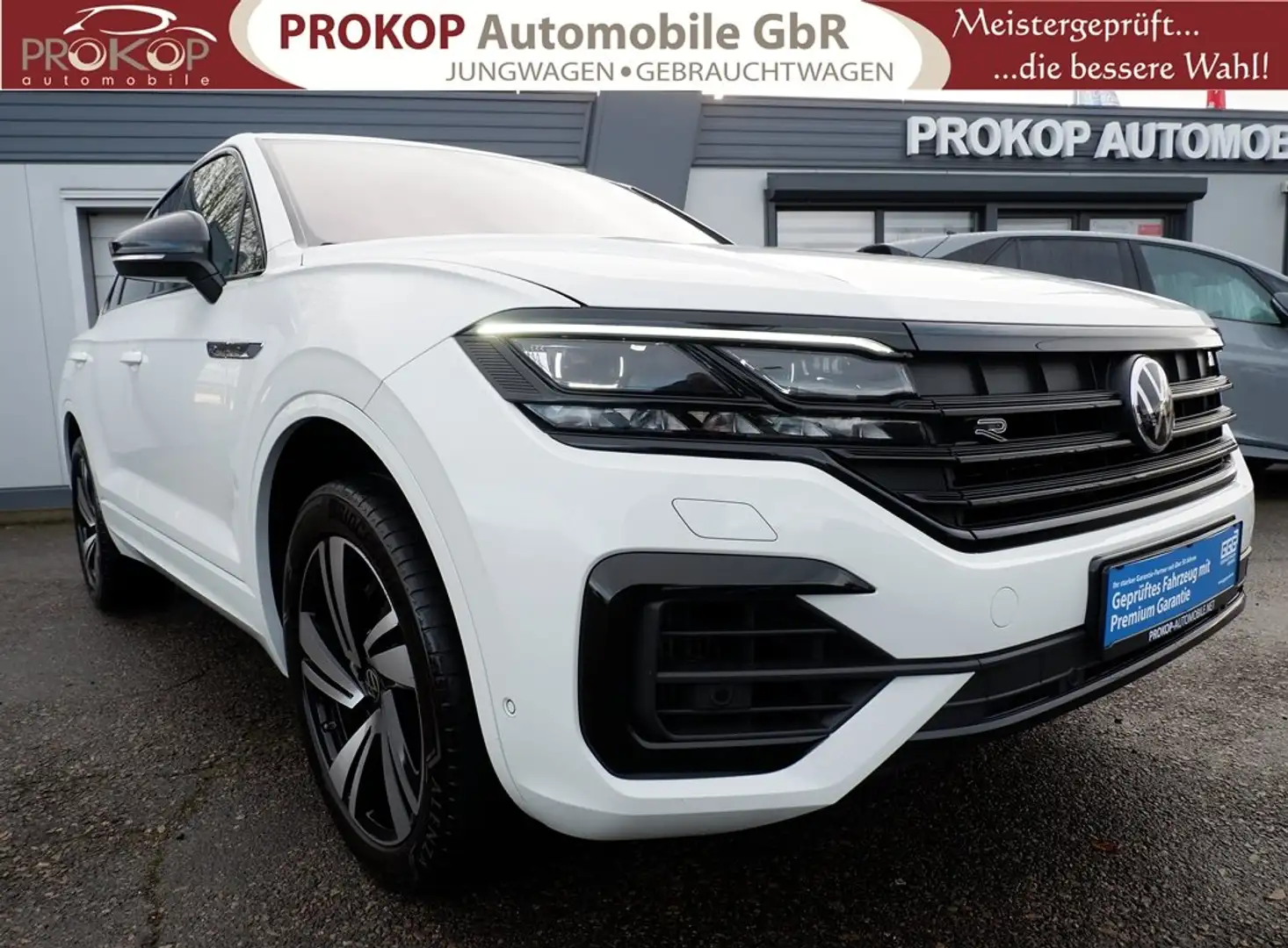 Volkswagen Touareg V6 R-Line 4Motion Assist Matrix Innovision HUD AHK Weiß - 2