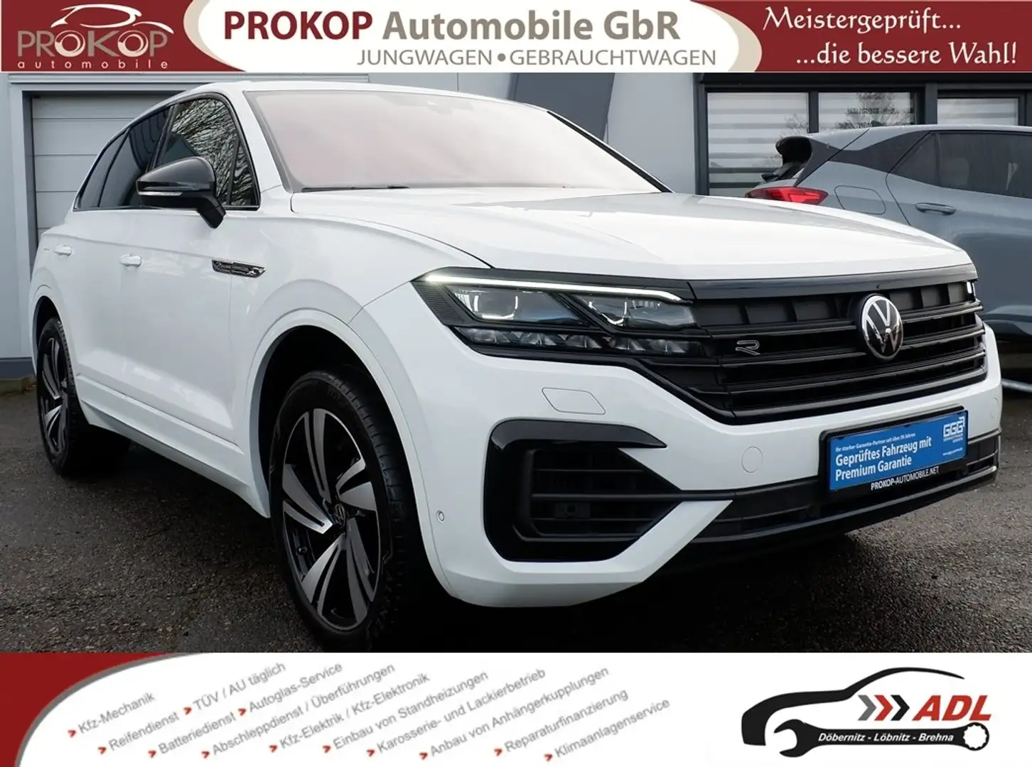 Volkswagen Touareg V6 R-Line 4Motion Assist Matrix Innovision HUD AHK Weiß - 1