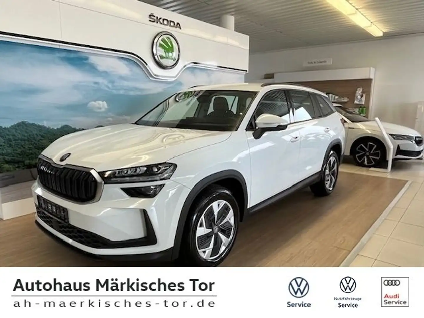 Skoda Kodiaq 1.5 TSI DSG Selection+Standheizung+ACC+AH Weiß - 1