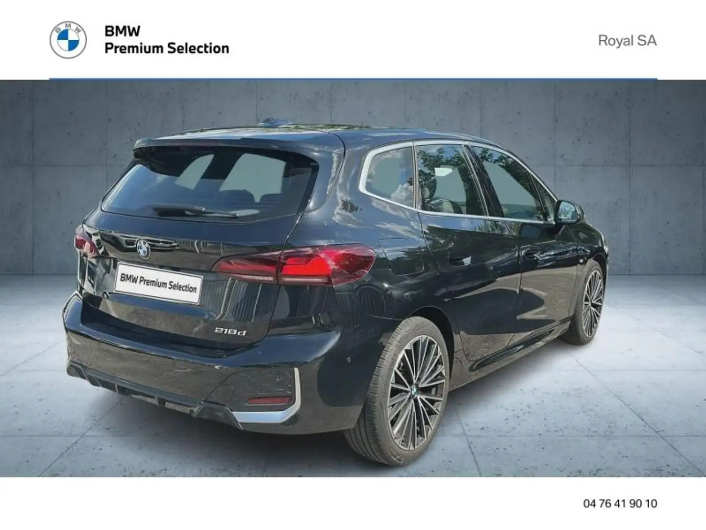 BMW 218 218d 150ch M Sport DKG7 Zwart - 2