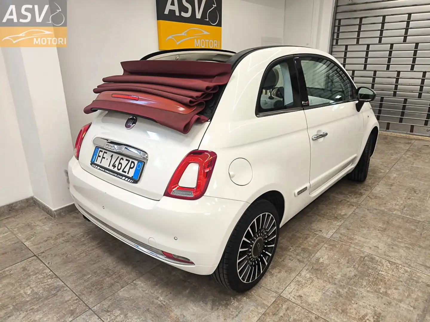Fiat 500C 500C 1.2 Lounge 69cv Bianco - 2