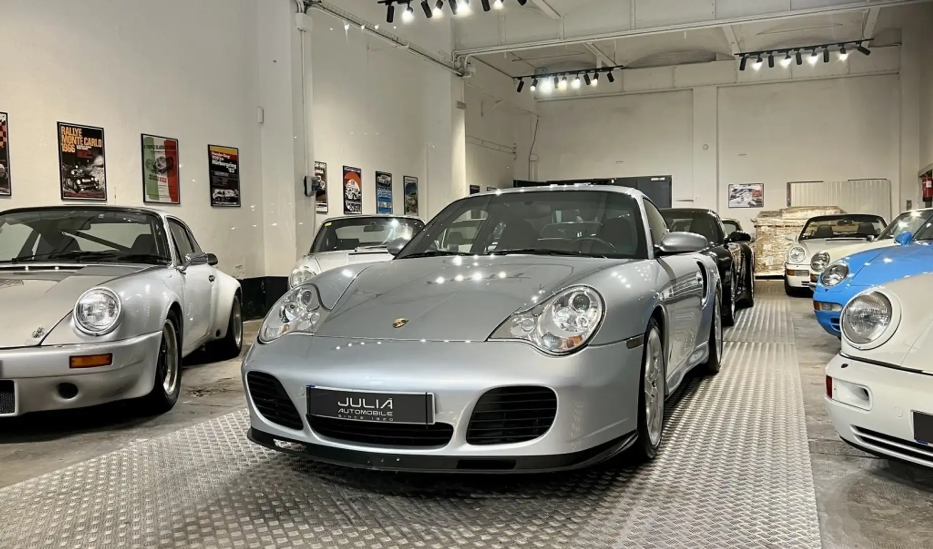 Porsche 911 Turbo Tiptronic S Gris - 1