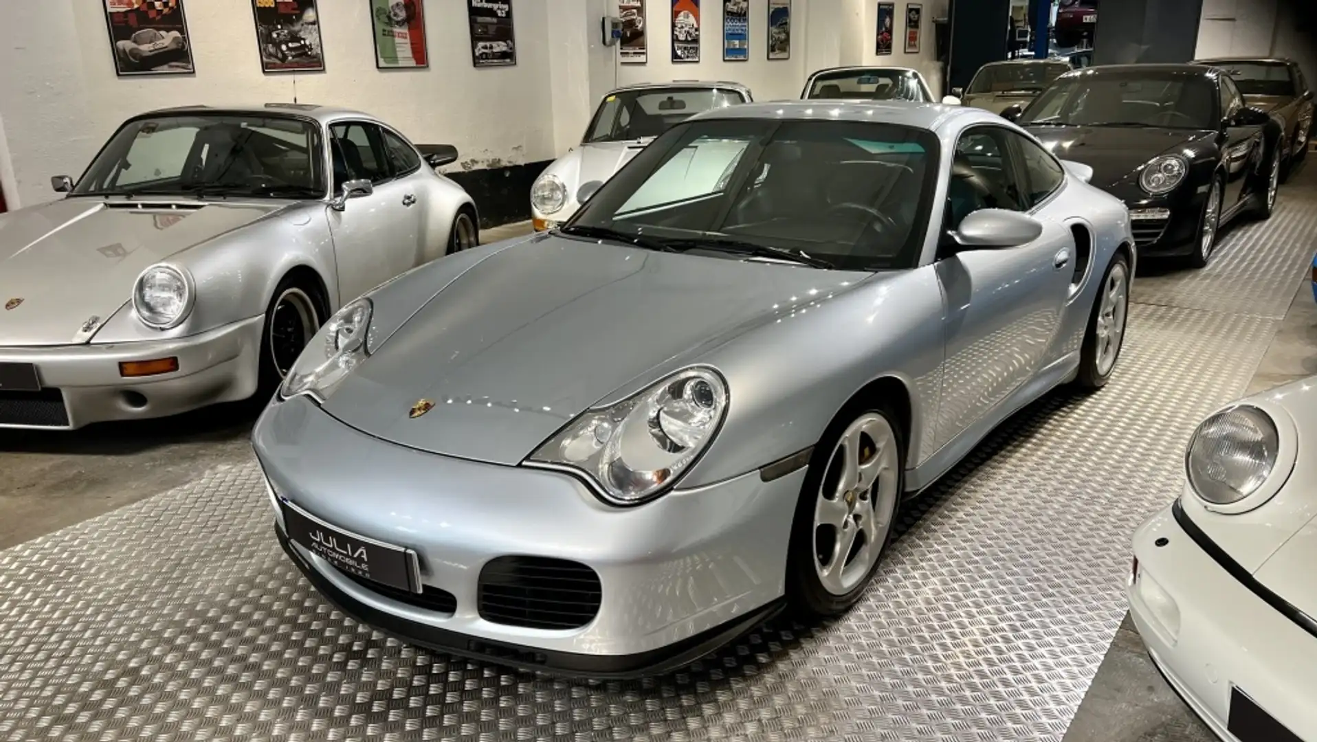 Porsche 911 Turbo Tiptronic S Gris - 2