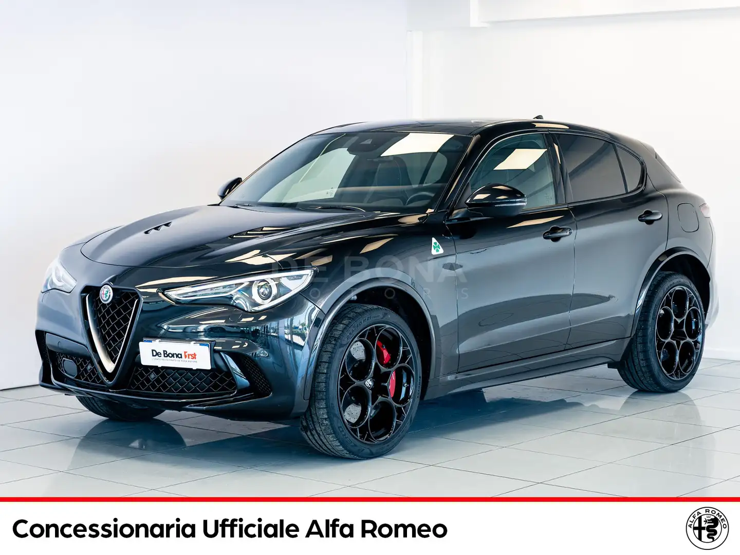 Alfa Romeo Stelvio 2.9 v6 quadrifoglio q4 510cv auto Nero - 1