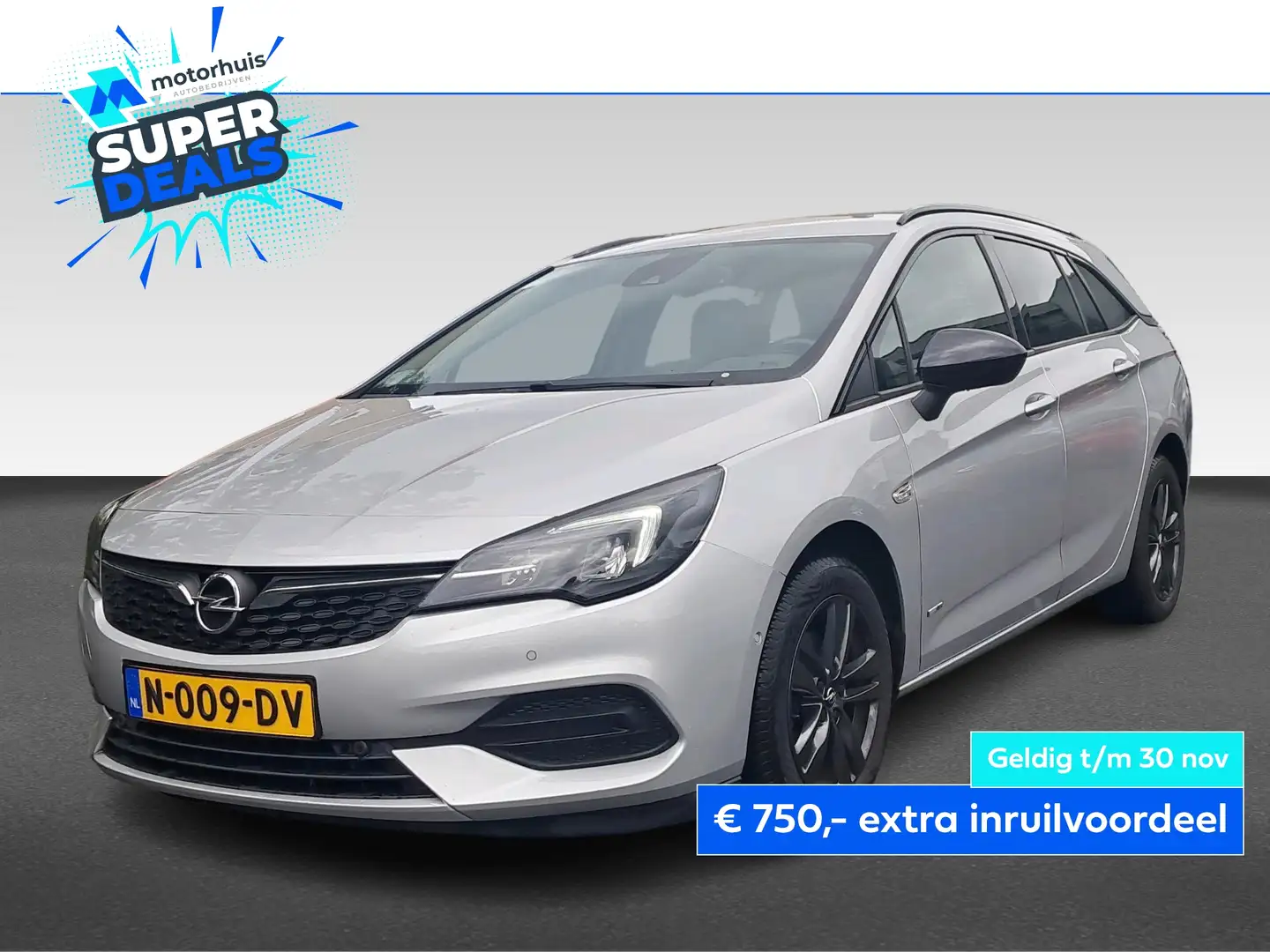 Opel Astra Sports Tourer 1.2 TURBO 110PK DESIGN&TECH NAVI CAM Gris - 1