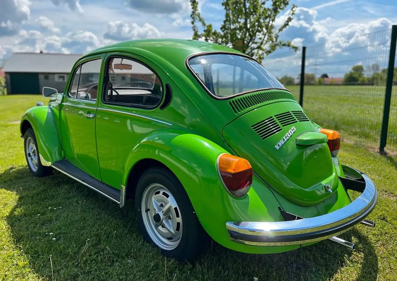 Volkswagen Käfer Original Sonderfarbe "World Cup '74" Cliffgrün* Top* H-Kennzei., foto 5