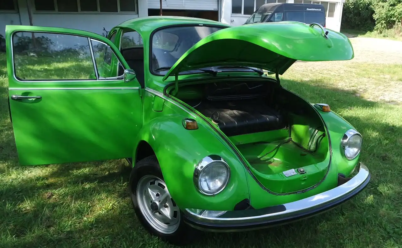Volkswagen Käfer Original Sonderfarbe "World Cup '74" Cliffgrün* Top* H-Kennzei., foto 8