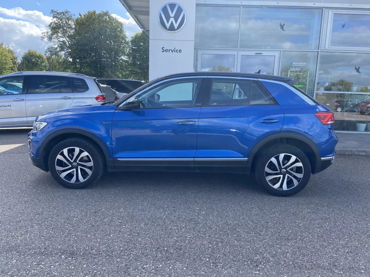 Volkswagen T-Roc 2.0 TDI DSG ACTIVE GARANTIE+NAVI+LED+APP-C Blau - 2
