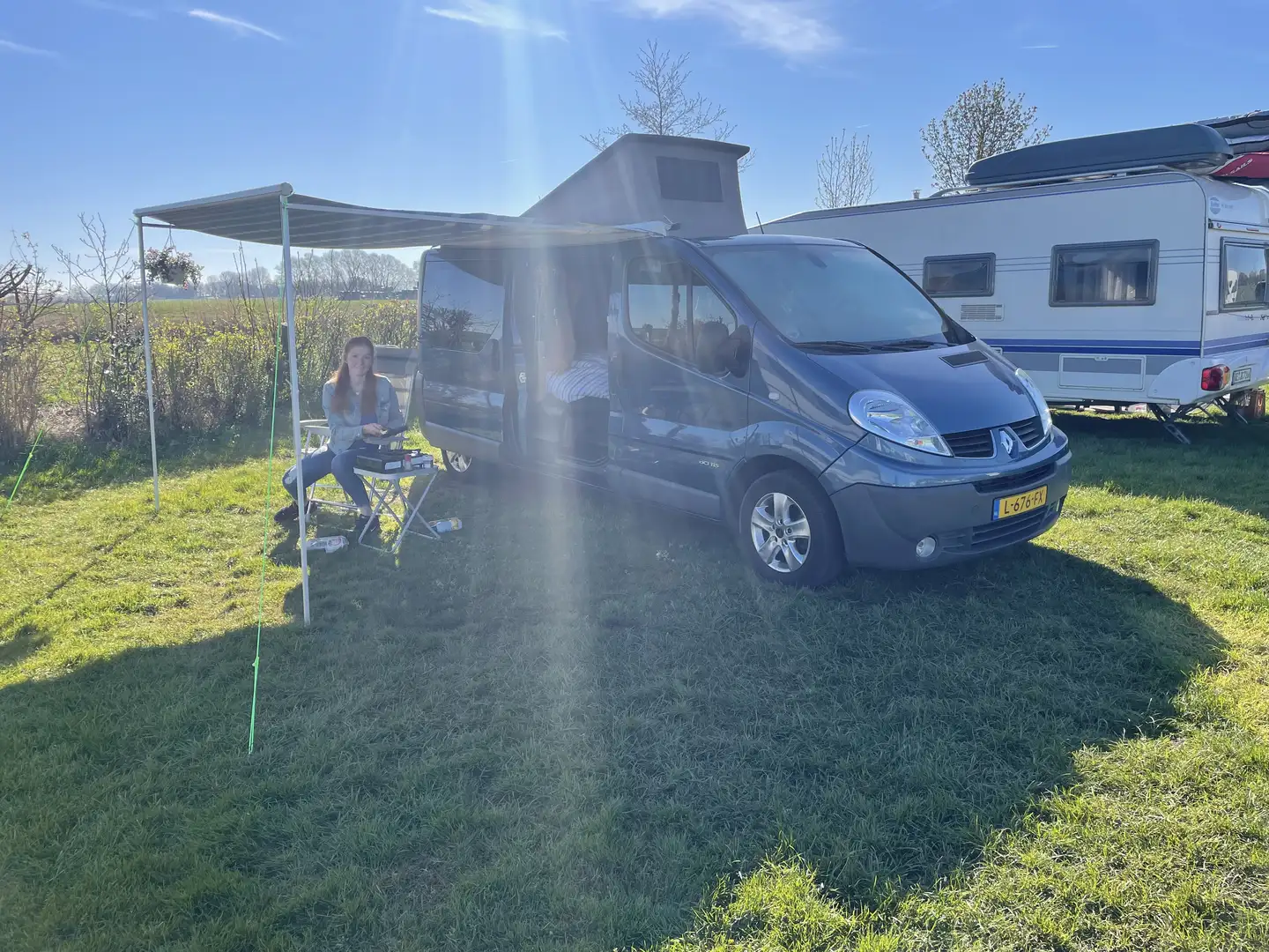 Renault Trafic 2.0 dCi 115 FAP L2H1 camper busje Blauw - 2