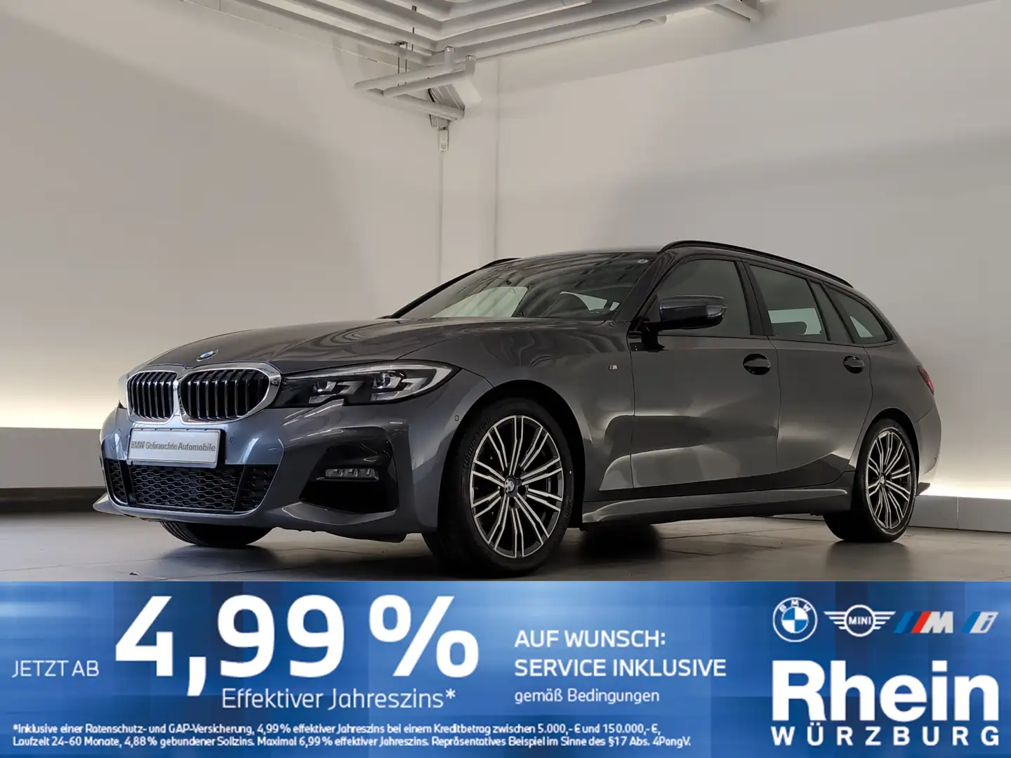 BMW 318 d Touring M Sport Harman&Kardon/DAB/Lordose Harman Grau - 1