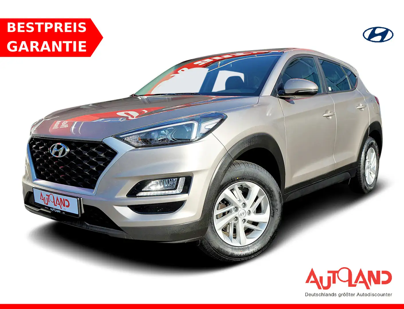 Hyundai TUCSON 1.6 Klimaaut. AHK Spurhalte USB AUX Beige - 1