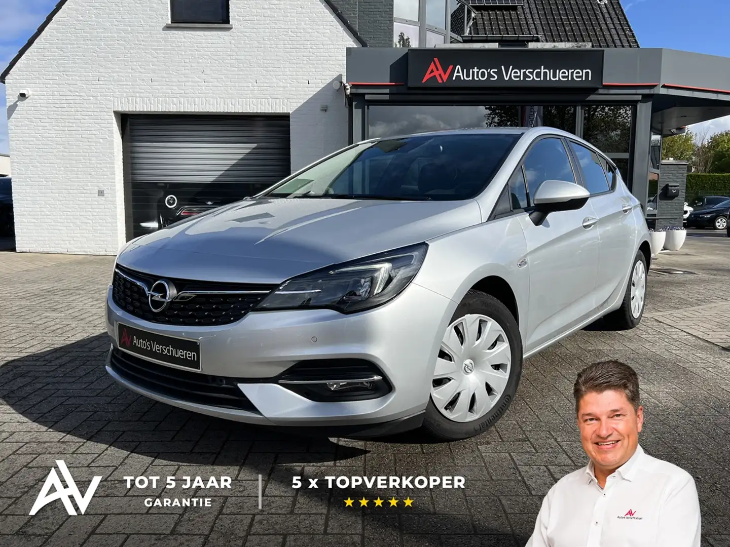 Opel Astra 1.2 Turbo Edition ** Navi | LED | PDC Zilver - 1
