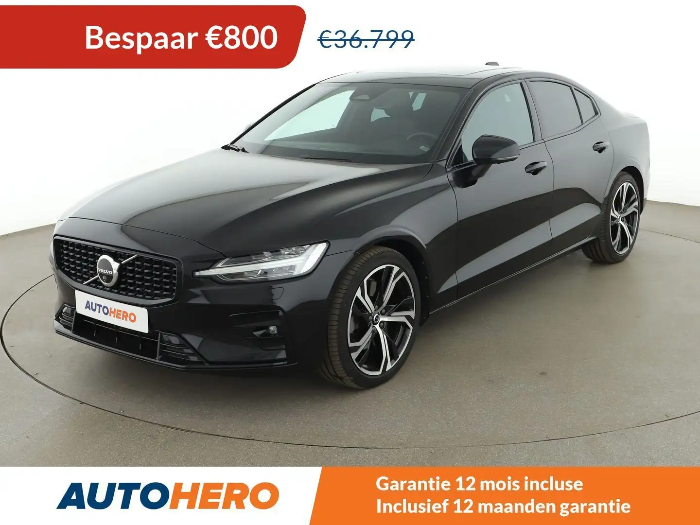 Volvo S60 2.0 B5 Ultimate Dark AWD Noir - 1