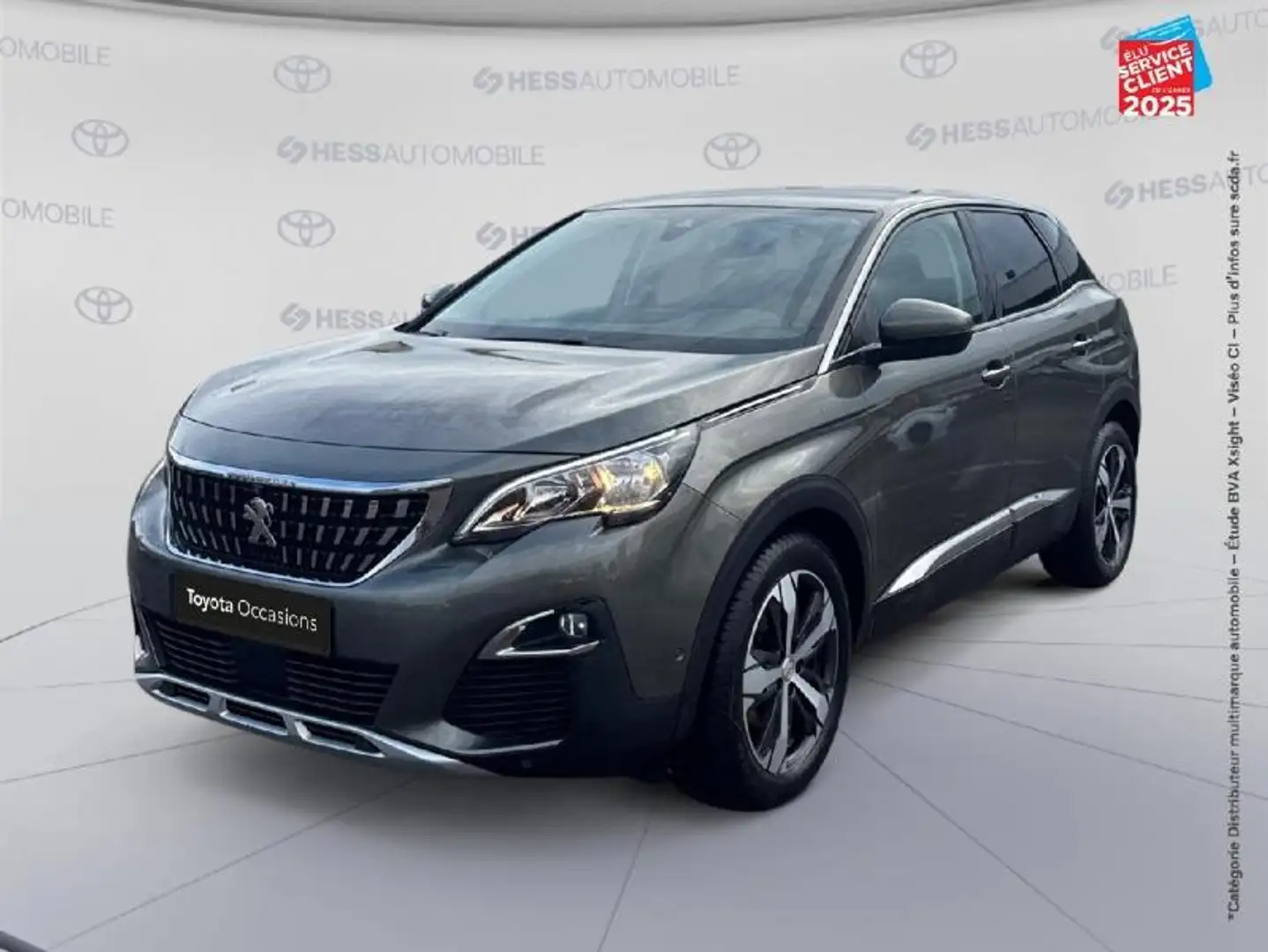 Peugeot 3008 1.2 PureTech 130ch E6.c Allure S\u0026S EAT8 Gris - 1