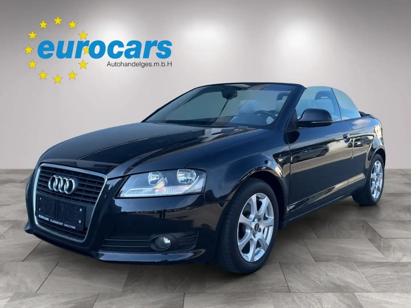 Audi A3 Cabriolet 1.9 TDI Ambition Schwarz - 1