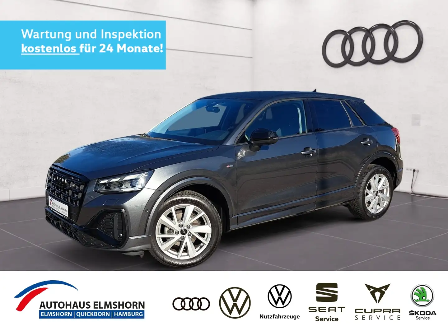 Audi Q2 S line 35 TFSI S tronic NAV KAM MATRIX GRA GJ-REI Grau - 1