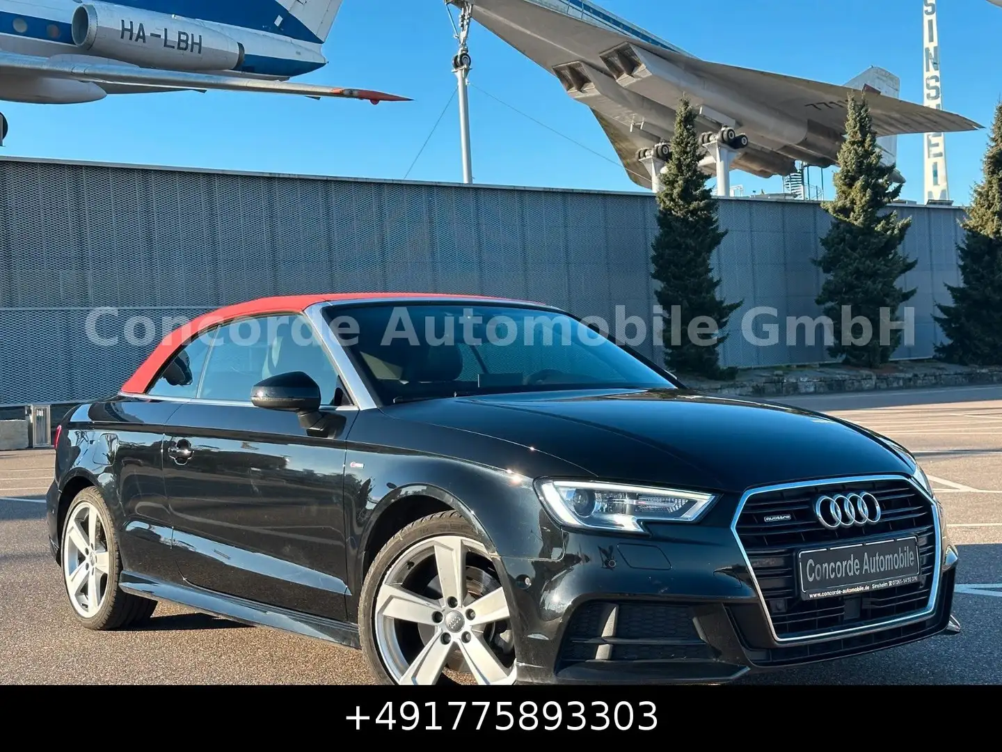 Audi A3 Cabriolet 40 TFSI quattro sport/Sline Schwarz - 1