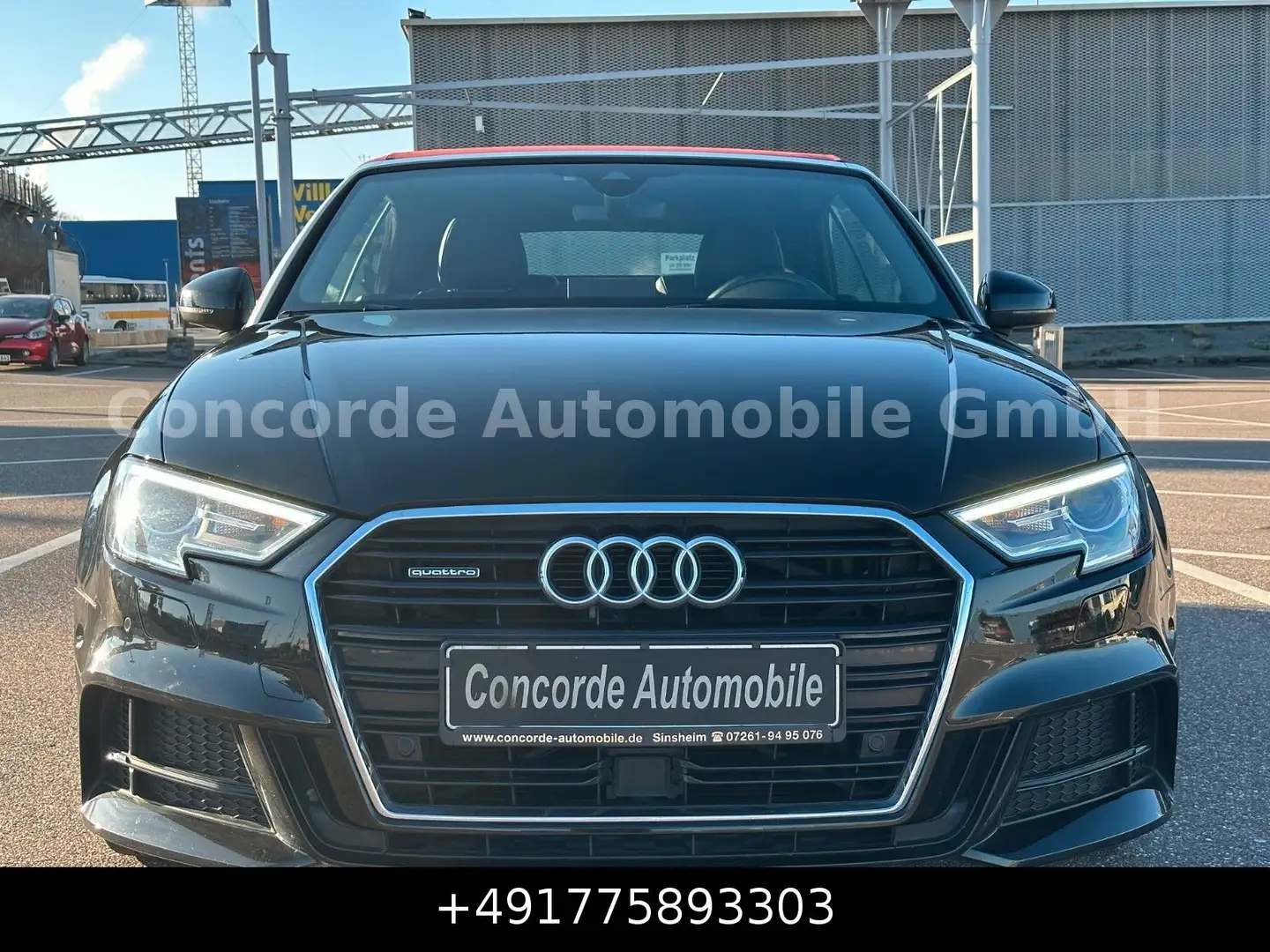 Audi A3 Cabriolet 40 TFSI quattro sport/Sline Schwarz - 2