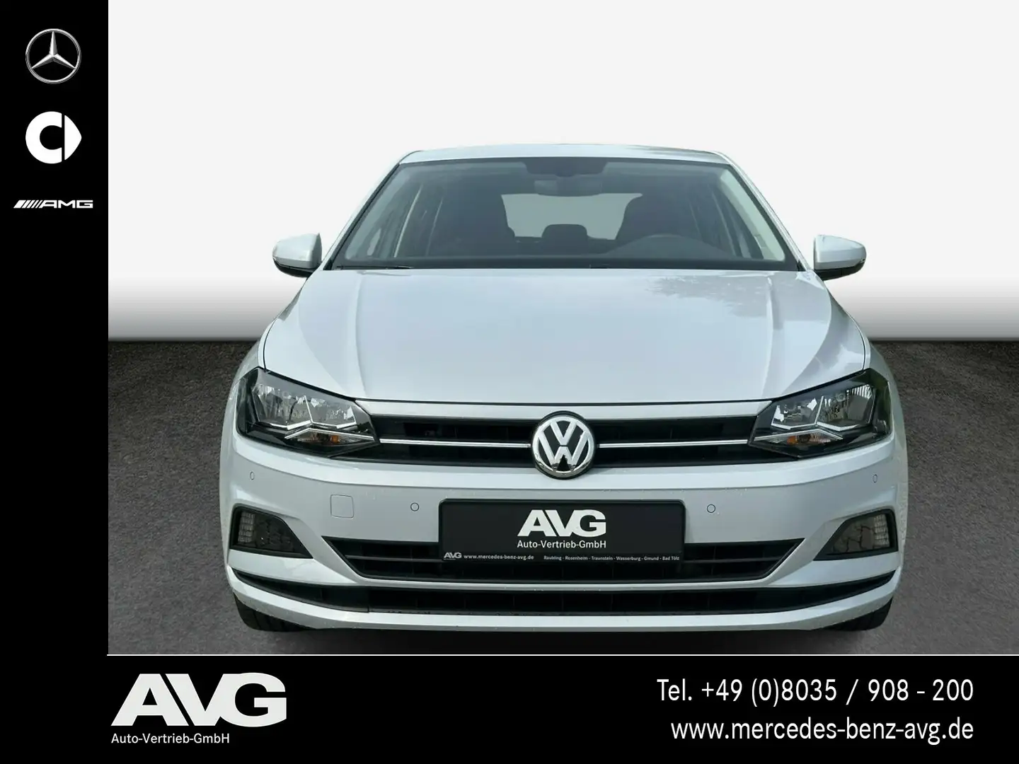 Volkswagen Polo Polo 1.0 TSI Comfortline Navi LED Sitzheizung BC Срібний - 2