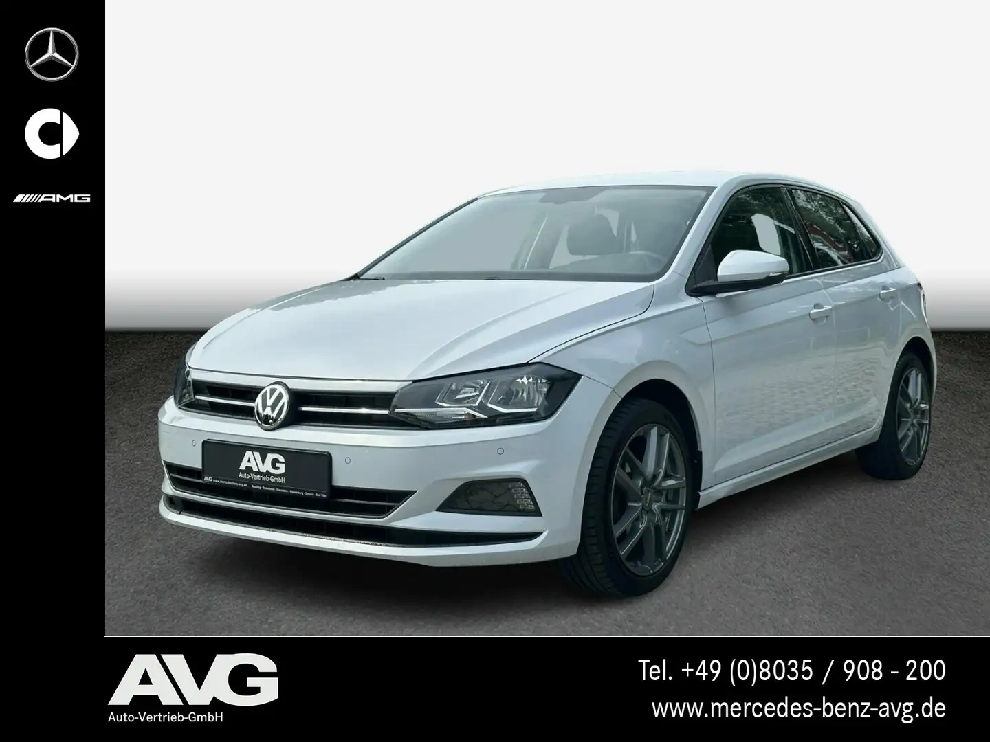 Volkswagen Polo Polo 1.0 TSI Comfortline Navi LED Sitzheizung BC Срібний - 1