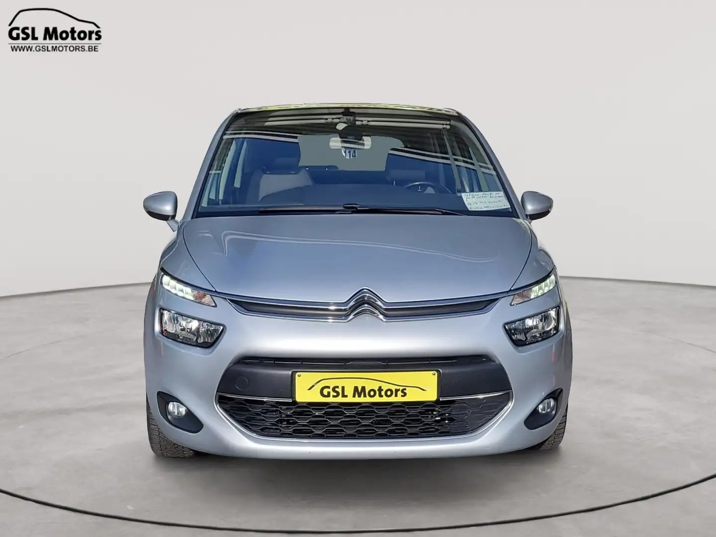 Citroen C4 Picasso 1.6BlueHDi 115cv gris 02/16 Airco GPS Cruise Radio Zilver - 2