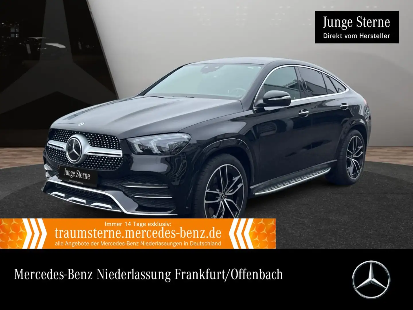 Mercedes-Benz GLE 400 d Coupé 4M AMG+EXCLUSIVE+PANO+360+AHK+HUD Schwarz - 1