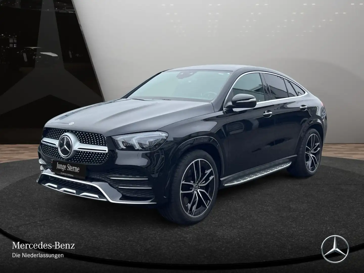 Mercedes-Benz GLE 400 d Coupé 4M AMG+EXCLUSIVE+PANO+360+AHK+HUD Schwarz - 2