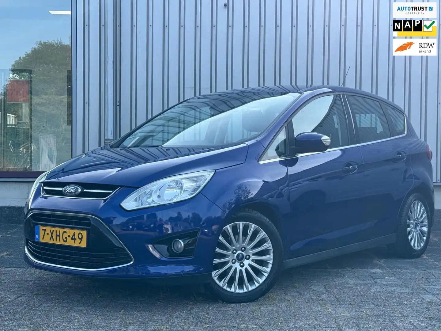 Ford C-Max 1.0 Edition Plus 2e Eigenaar,trekhaak,ClimateContr Bleu - 1