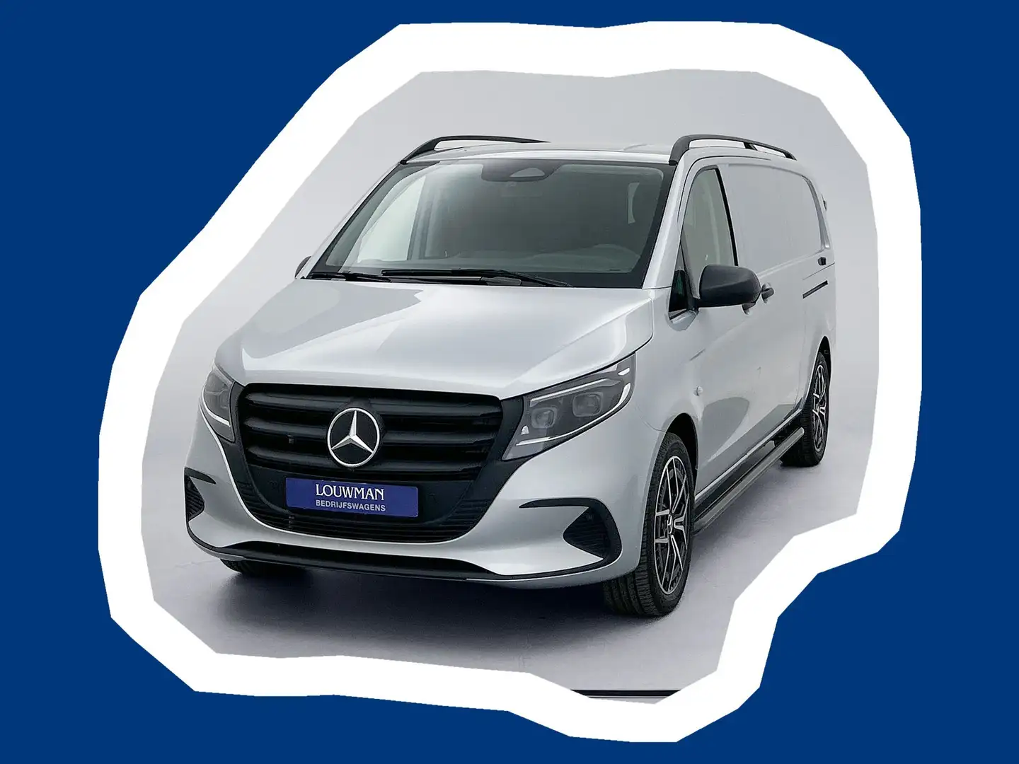 Mercedes-Benz Vito 119 CDI Pro 19" Lichtmetaal Sidebars Dubbele Schui Zilver - 1