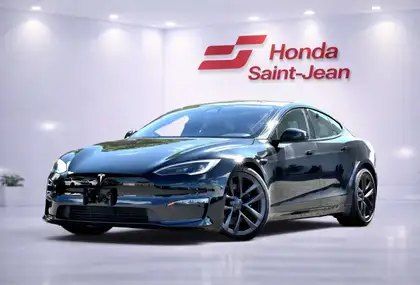Black 2022 Tesla Model S Sedan All-Wheel Drive 1-Speed Automatic